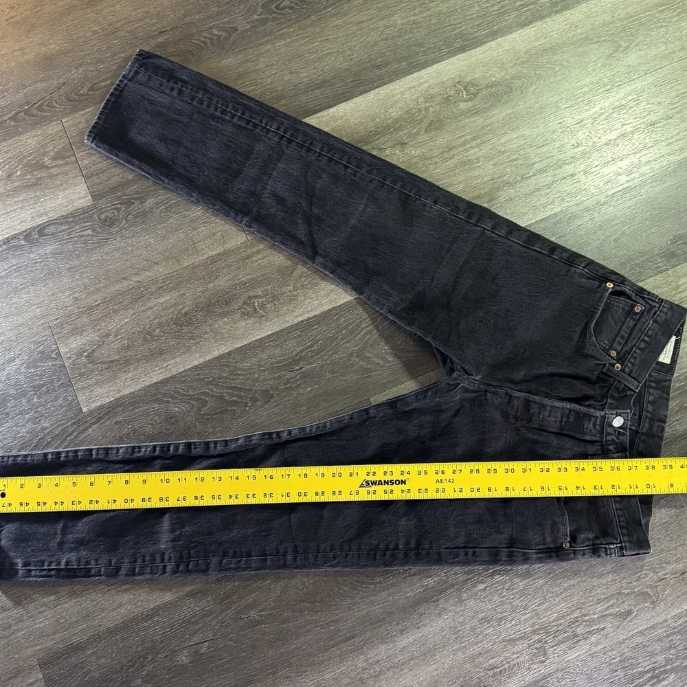 Levis 501 '93 Jeans Mens 32x30 Black Dark Wash Button Fly Straight Denim Pants